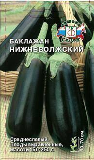 Купить оптом в Ботанике семена Баклажан Нижневолжский Сед бренд СеДеК