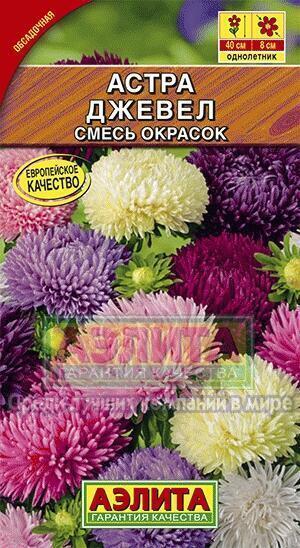 Купить оптом в Ботанике семена Астра Джевел смесь Аэл бренд Аэлита