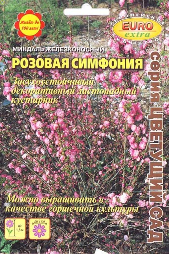 Купить оптом в Ботанике семена Миндаль Розовая симфония железконосный Аэл бренд Аэлита