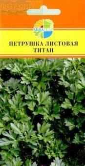 Купить оптом в Ботанике семена Петрушка Титан листовая Акв бренд Акварель