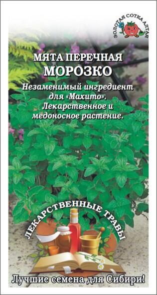 Купить оптом в Ботанике семена Мята Морозко перечная ЗС бренд Золотая сотка