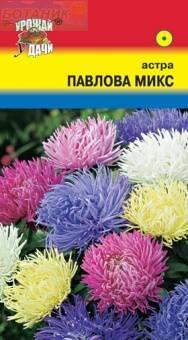 Купить оптом в Ботанике семена Астра Павлова смесь микс УУ бренд Урожай Удачи