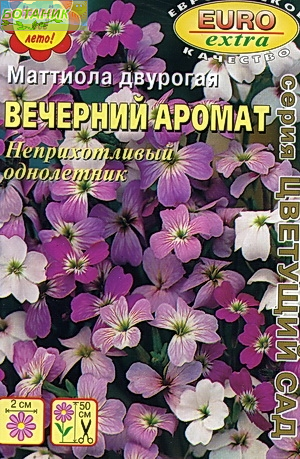 Купить оптом в Ботанике семена Маттиола Вечерний аромат Аэл бренд Аэлита
