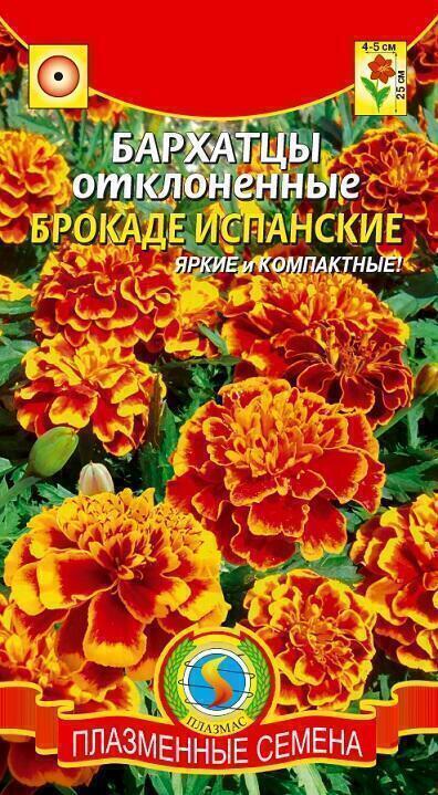Купить оптом в Ботанике семена Бархатцы Брокаде испанские Плз бренд Плазмас