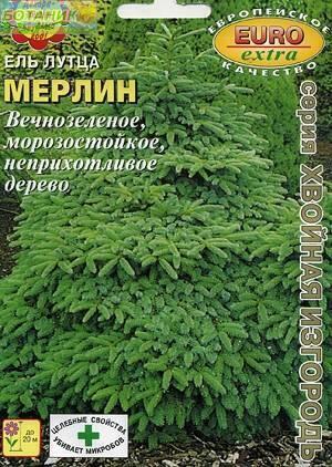 Купить оптом в Ботанике семена Ель Мерлин лутца БП Аэл бренд Аэлита