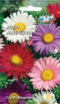 Купить оптом в Ботанике семена Астра Андрелла (Маделин) альпийская Сед бренд СеДеК