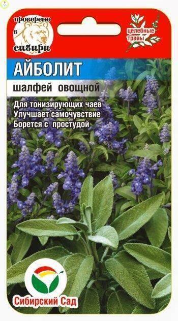 Купить оптом в Ботанике семена Шалфей Айболит СС бренд Сиб.сад