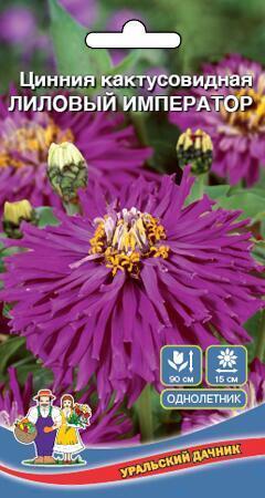 Купить оптом в Ботанике семена Цинния Лиловый император УД бренд Уральский дачник