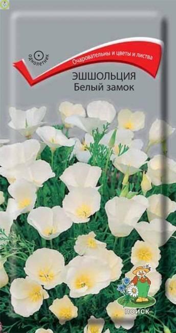 Купить оптом в Ботанике семена Эшшольция Белый замок Поиск бренд Поиск