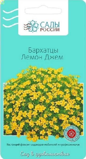 Купить оптом в Ботанике семена Бархатцы Лемон Джем СиО бренд Сад и огород