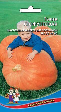 Купить оптом в Ботанике семена Тыква Стофунтовая УД бренд Уральский дачник