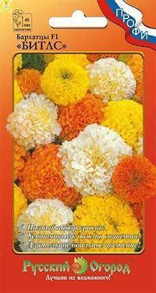 Купить оптом в Ботанике семена Бархатцы Битлс смесь F1 НК бренд НК
