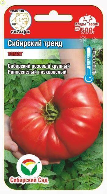 Купить оптом в Ботанике семена Томат Сибирский тренд СС бренд Сиб.сад
