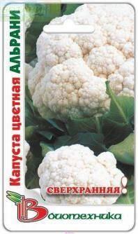 Купить оптом в Ботанике семена Капуста цветная Альрани Био бренд Биотехника