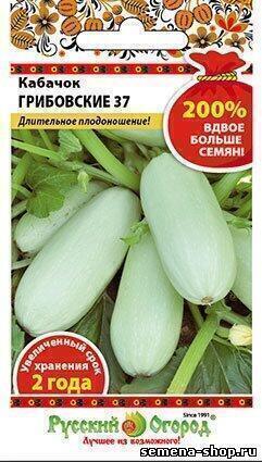 Купить оптом в Ботанике семена Кабачок Грибовские 37 НК бренд НК