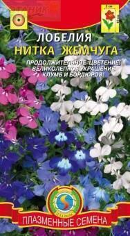 Купить оптом в Ботанике семена Лобелия Нитка жемчуга Плз бренд Плазмас
