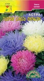Купить оптом в Ботанике семена Астра Глория смесь ЦС бренд Цветущий Сад