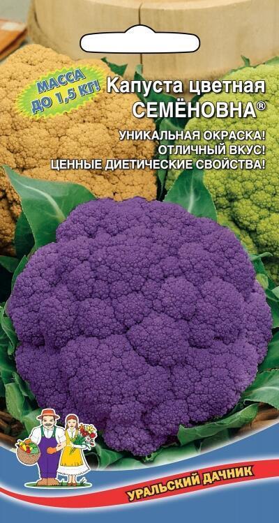 Купить оптом в Ботанике семена Капуста цветная Семеновна УД бренд Уральский дачник
