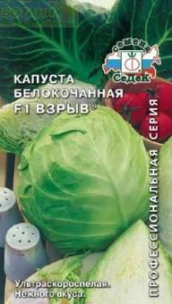 Купить оптом в Ботанике семена Капуста белокочанная Взрыв F1 Сед бренд СеДеК