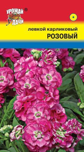 Купить оптом в Ботанике семена Левкой Розовый карликовый УУ бренд Урожай Удачи