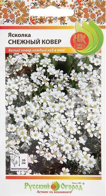 Купить оптом в Ботанике семена Ясколка Снежный ковер НК бренд НК
