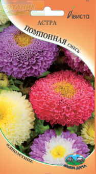 Купить оптом в Ботанике семена Астра Помпонная смесь Ав бренд Ависта
