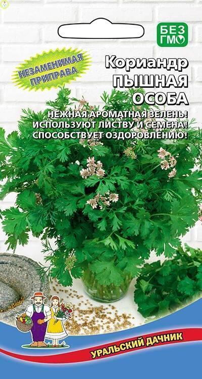 Купить оптом в Ботанике семена Кориандр Пышная особа УД бренд Уральский дачник