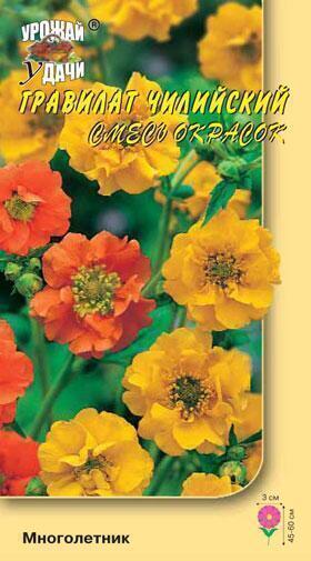 Купить оптом в Ботанике семена Гравилат Смесь окрасок чилийский УУ бренд Урожай Удачи