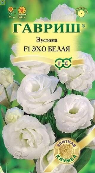 Купить оптом в Ботанике семена Эустома Эхо белая F1 Гав бренд Гавриш