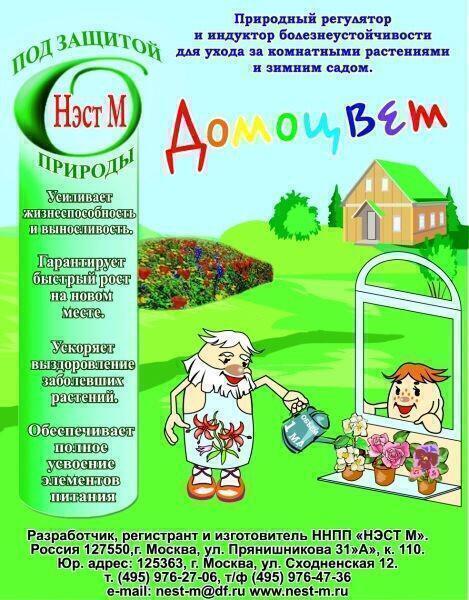 Купить оптом в Ботанике Домоцвет 1 мл (500)