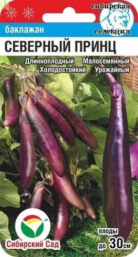 Купить оптом в Ботанике семена Баклажан Северный принц СС бренд Сиб.сад