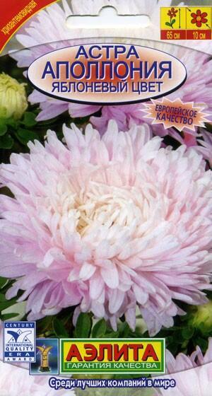 Купить оптом в Ботанике семена Астра Яблоневый цвет Аэл бренд Аэлита