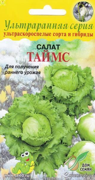 Купить оптом в Ботанике семена Салат Таймс ССО бренд Сортсемовощ