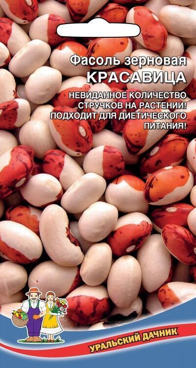 Купить оптом в Ботанике семена Фасоль Красавица зерновая УД бренд Уральский дачник