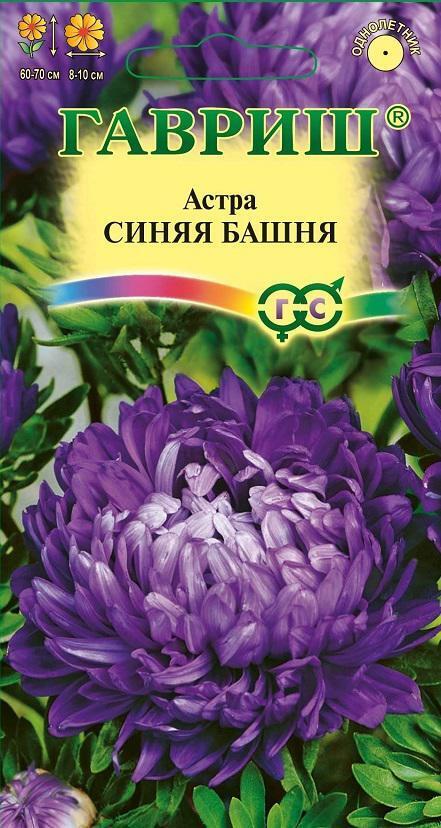 Купить оптом в Ботанике семена Астра Синяя башня Гав бренд Гавриш