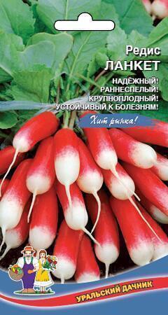 Купить оптом в Ботанике семена Редис Ланкет УД бренд Уральский дачник