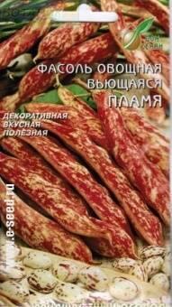 Купить оптом в Ботанике семена Фасоль Пламя овощная ССО бренд Сортсемовощ