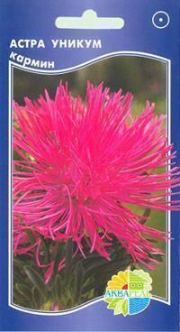 Купить оптом в Ботанике семена Астра Уникум карминная Акв бренд Акварель