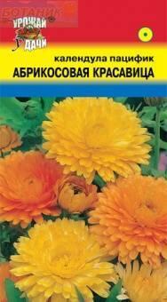 Купить оптом в Ботанике семена Календула Красавица абрикосовая УУ бренд Урожай Удачи