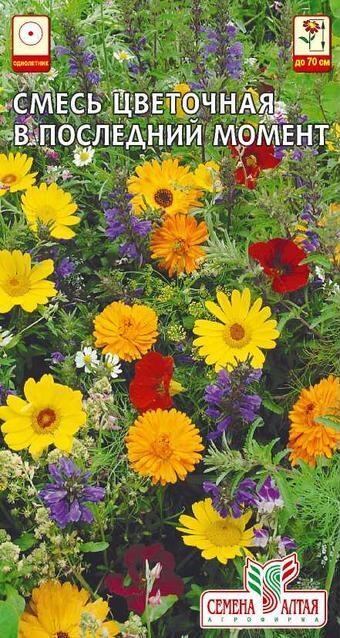 Купить оптом в Ботанике семена Смесь В последний момент СА бренд Семена Алтая