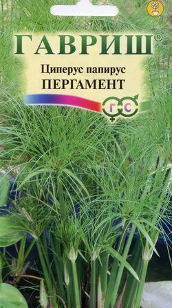 Купить оптом в Ботанике семена Циперус Папирус пергамент Гав бренд Гавриш