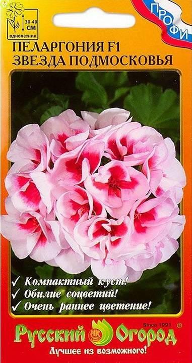Купить оптом в Ботанике семена Пеларгония Звезда Подмосковья НК бренд НК