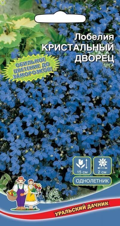 Купить оптом в Ботанике семена Лобелия Кристальный дворец УД бренд Уральский дачник