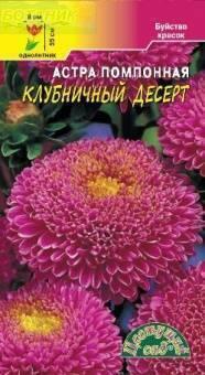 Купить оптом в Ботанике семена Астра Десерт клубничный ЦС бренд Цветущий Сад
