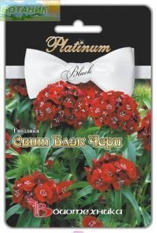 Купить оптом в Ботанике семена Гвоздика Свит Блэк Чери Био бренд Биотехника