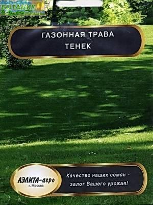 Купить оптом в Ботанике семена Трава газонная Тенек Аэл бренд Аэлита