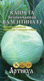 Купить оптом в Ботанике семена Капуста белокочанная Валентина F1 Арт бренд Артикул