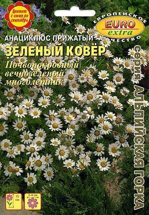 Купить оптом в Ботанике семена Анациклюс Зеленый ковер Аэл бренд Аэлита
