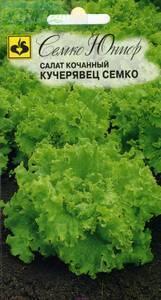 Купить оптом в Ботанике семена Салат Кучерявец Семко полукочанный Сем бренд Семко