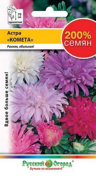 Купить оптом в Ботанике семена Астра Комета смесь НК бренд НК